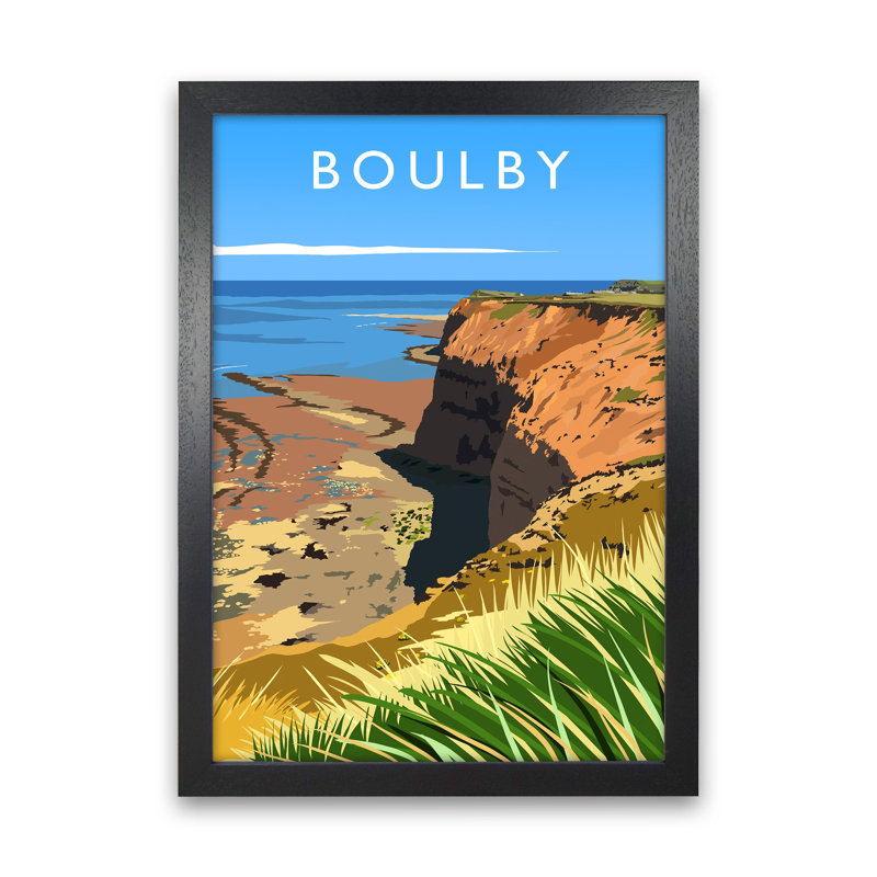 Boulby Portrait - Print, Black Framed, 63cm H x 46cm W x 3cm D