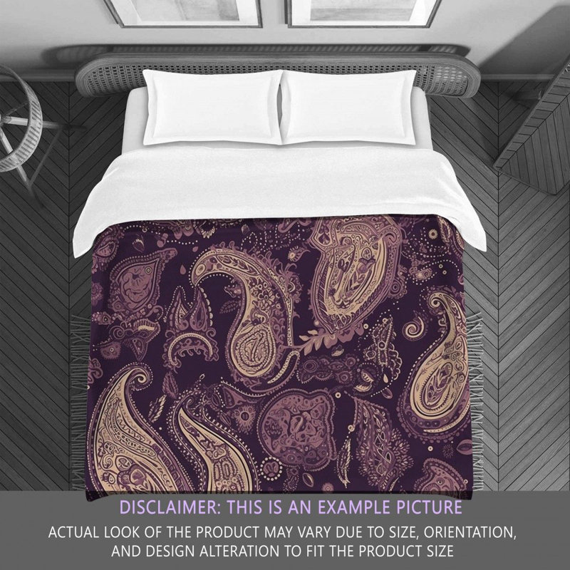 Paisley Bedding, King Comforter