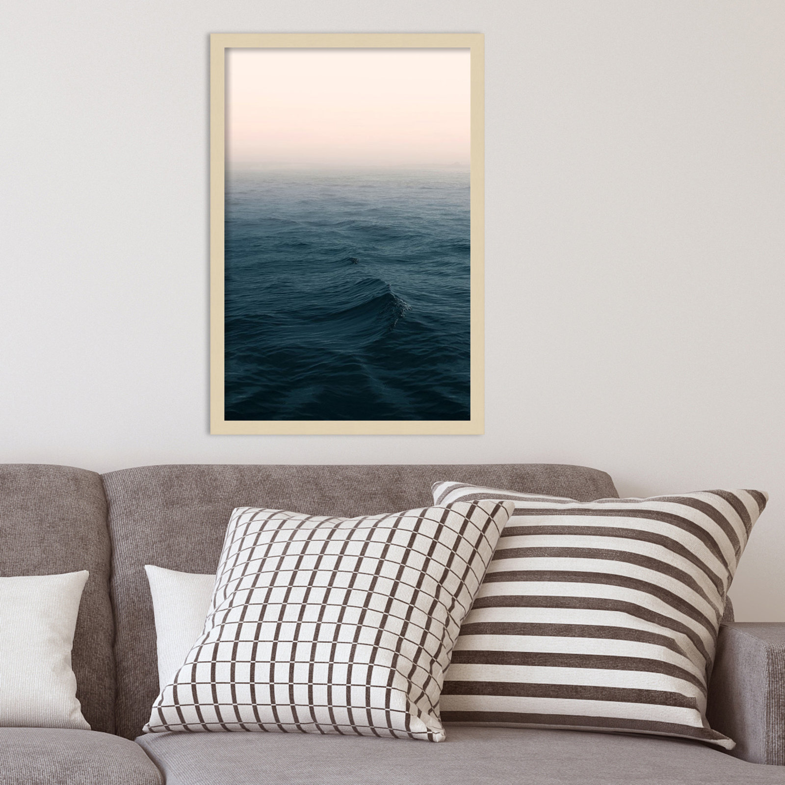 Ocean by Ian Winstanley, Brown, 17" W x 25" H