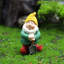 7 pièces de décoration gnome jardinage décoration père Noël décorations pvc artisanat fleurs nain