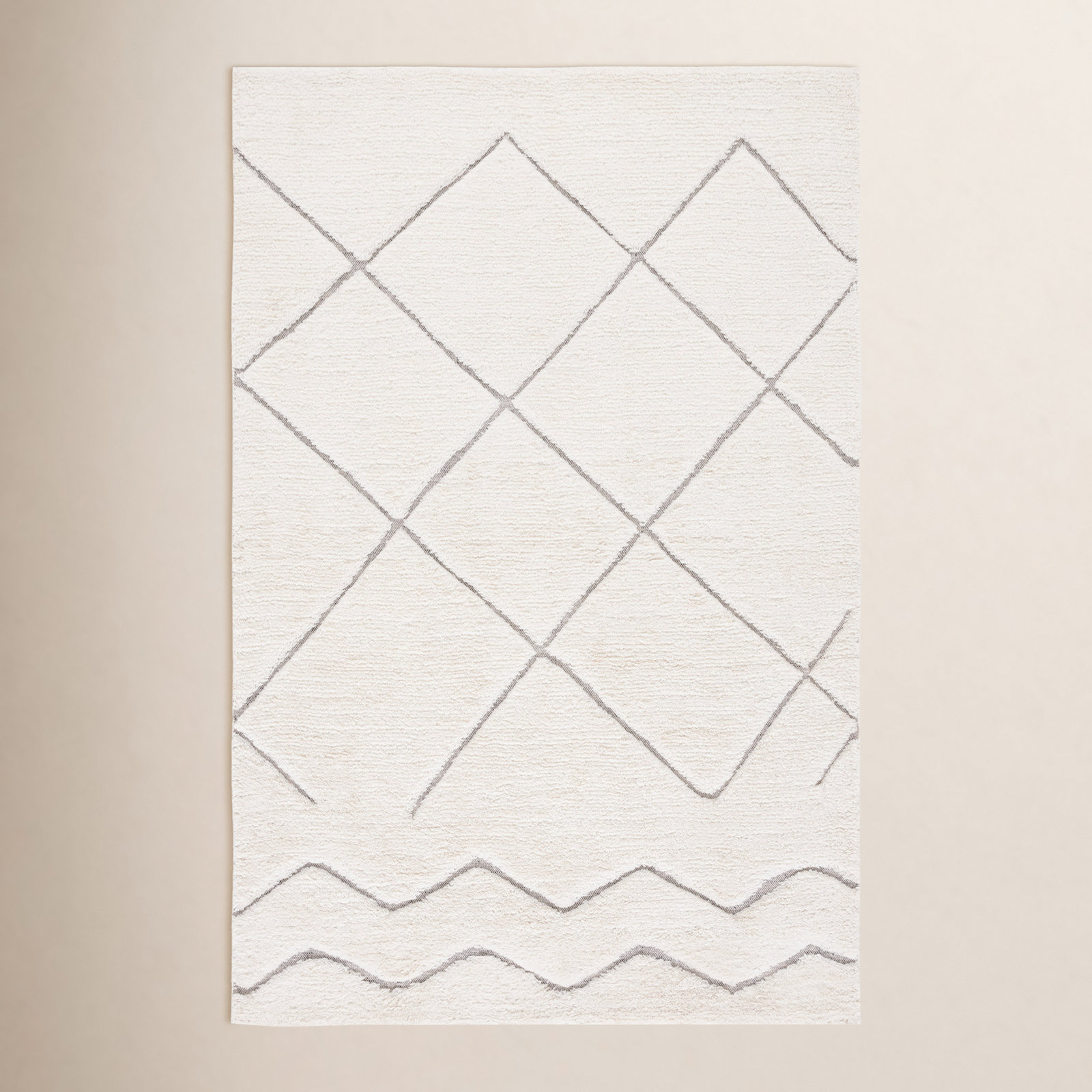 Henrie Handmade Rug, Rectangle 5' x 8'