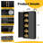 Black Kitchen Pantry Cabinet, 70.8 Inch Tall Storage Cabinet with Doors and Shelves, Pantry Cabinets for Living Room,Bedroom And Dining Room, 15.8"D x 31.5"W x 70.8"H -91438904