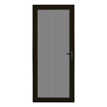 Titan 32 In. X 80 In. Surface Mount Almond Ultimate Security Screen Door With Meshtec Screen