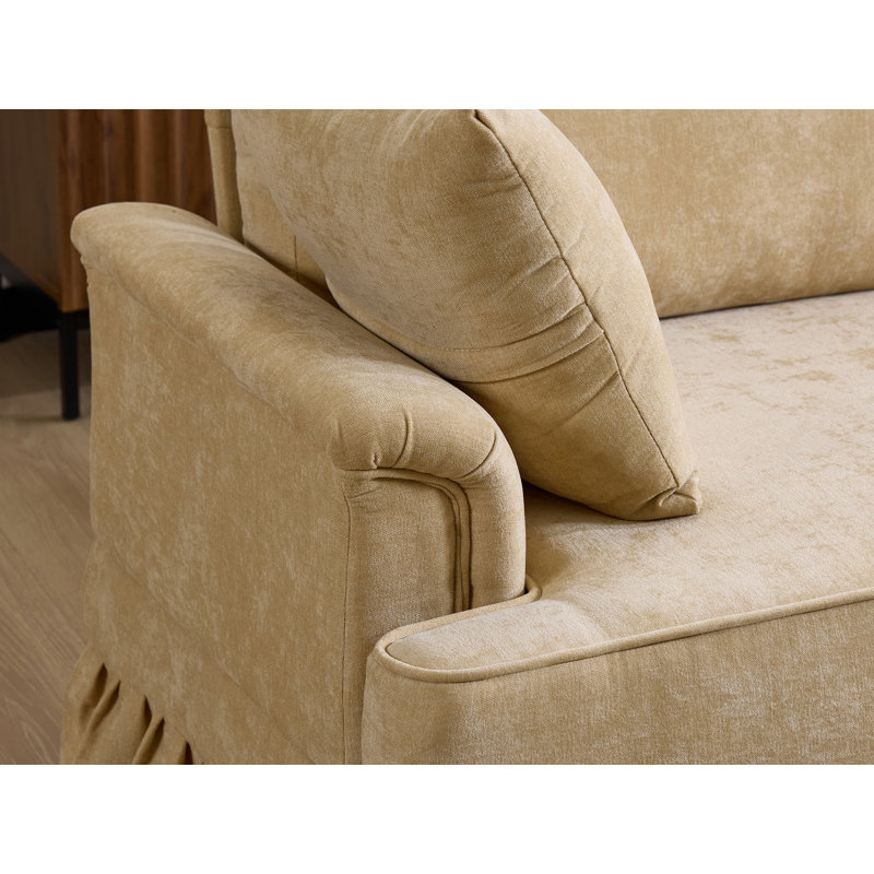 Canapé modulaire en L 103 po Comfy, Kaki