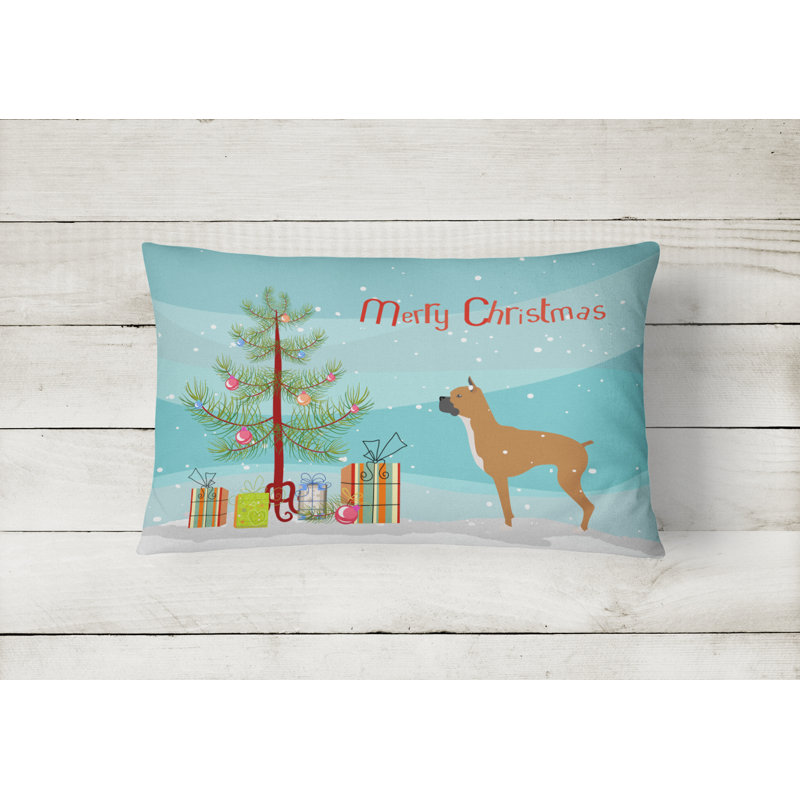 Boxer Outdoor Throw Pillow