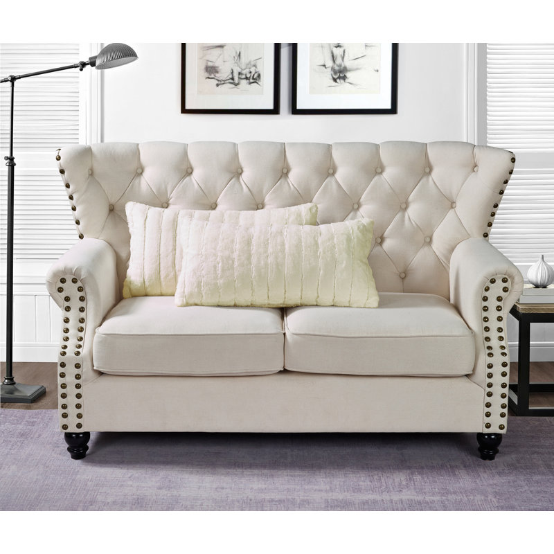Housse de coussin en polyester Super Mink, Blanc antique