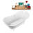 60" Streamline Clawfoot Soaking Acrylic Bathtub-76223413-50896824
