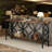 This Industrial-Style Retro Brown Narrow Table Features Built-In Storage And Can Be Used Behind A Sofa Or In The Entryway, Making It Suitable For Living Rooms, Entrances, And Foyer Spaces.