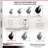 4 Piece Kingpinless Polyolefin Caster Set