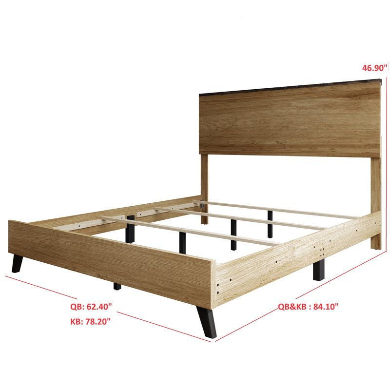Phyllida Panel Bed, Queen