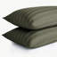Luxury Microfiber Striped Pillowcases Set of 2 - Soft, Breathable & Wrinkle-Resistant Pillow Covers-1396515745