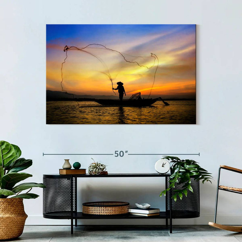 Filet de pêche Senne Fisherman, H 32 po x l 48 po