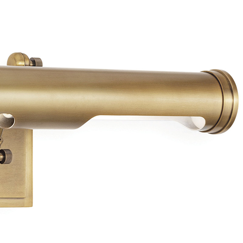Tate Picture Light Medium, Natural Brass