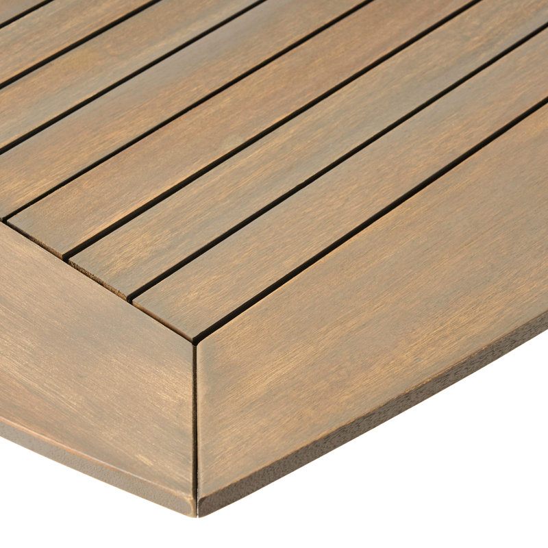 Wood Table, Expandable, Grey - Create A Cozy Outdoor Atmosphere Dining Construction And Expandable Function