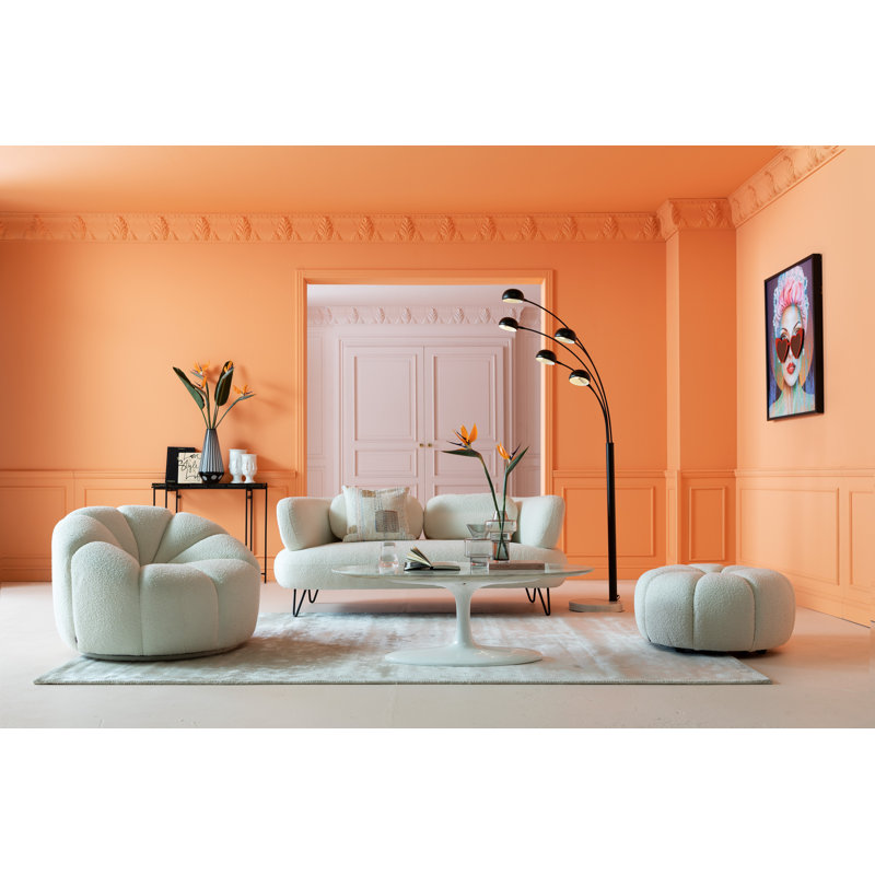 Stool Peppo Lounge White Ø76cm