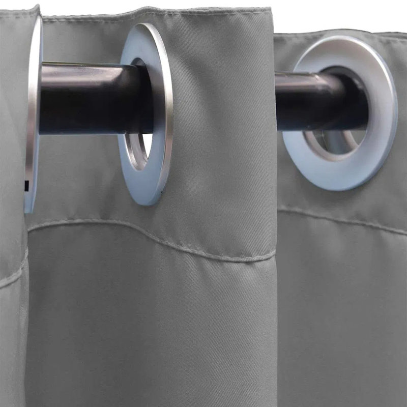 Rideau occultant filtrant la lumière grise l 50 po x l 108 po (panneau simple) gris