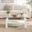 Table basse de salon en verre trempé, 2 couches