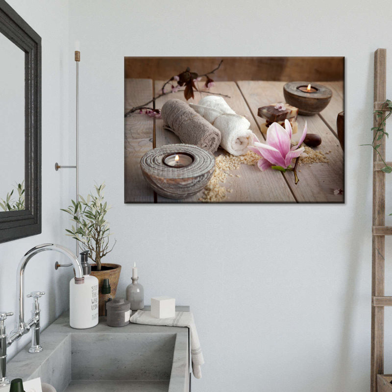 «Spa Tranquility», reproduction sur toile, H 8 po x l 12 po x P 1 po