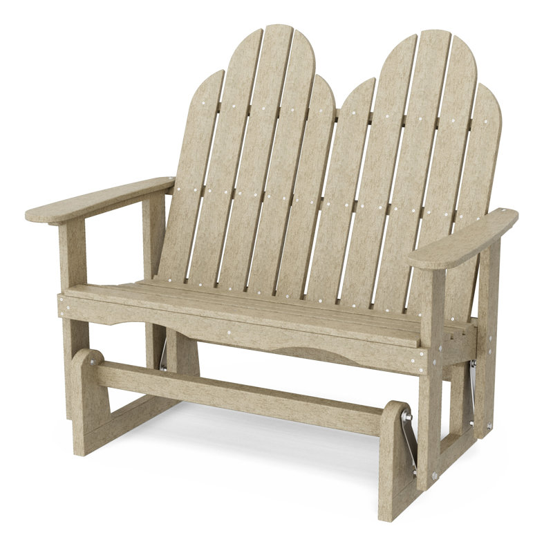 Fauteuil oscillant classique Adirondack, Bois patiné
