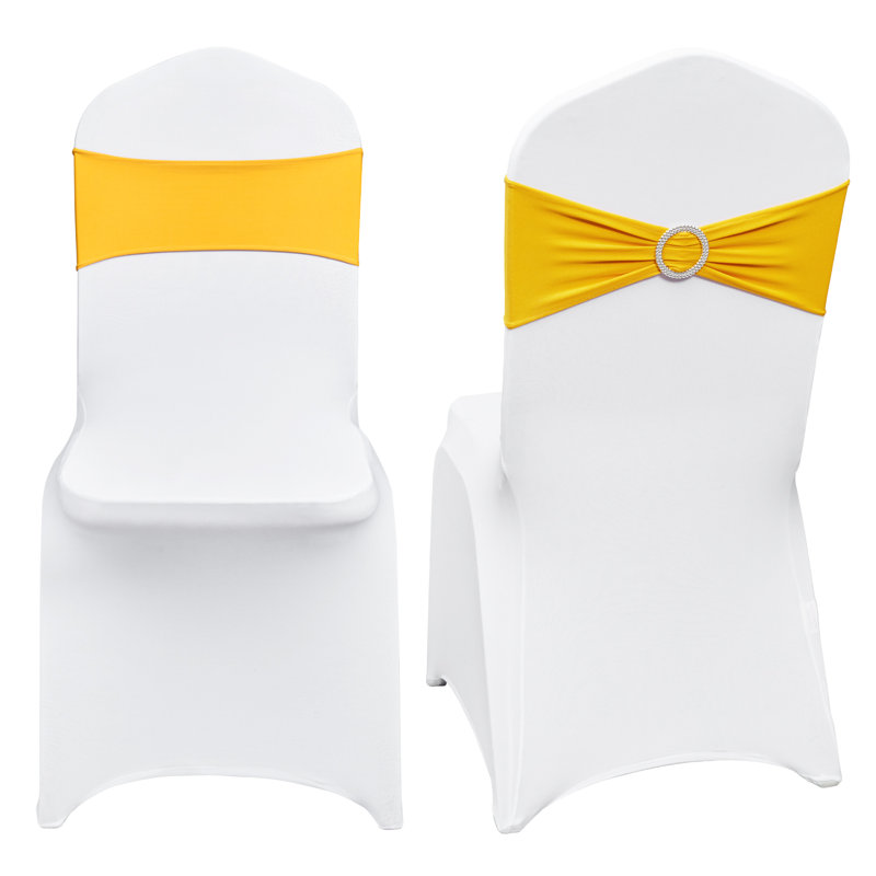 Housse de chaise pliante en spandex extensible VEVOR, housse de chaise ajustée universelle avec ceintures de chaise