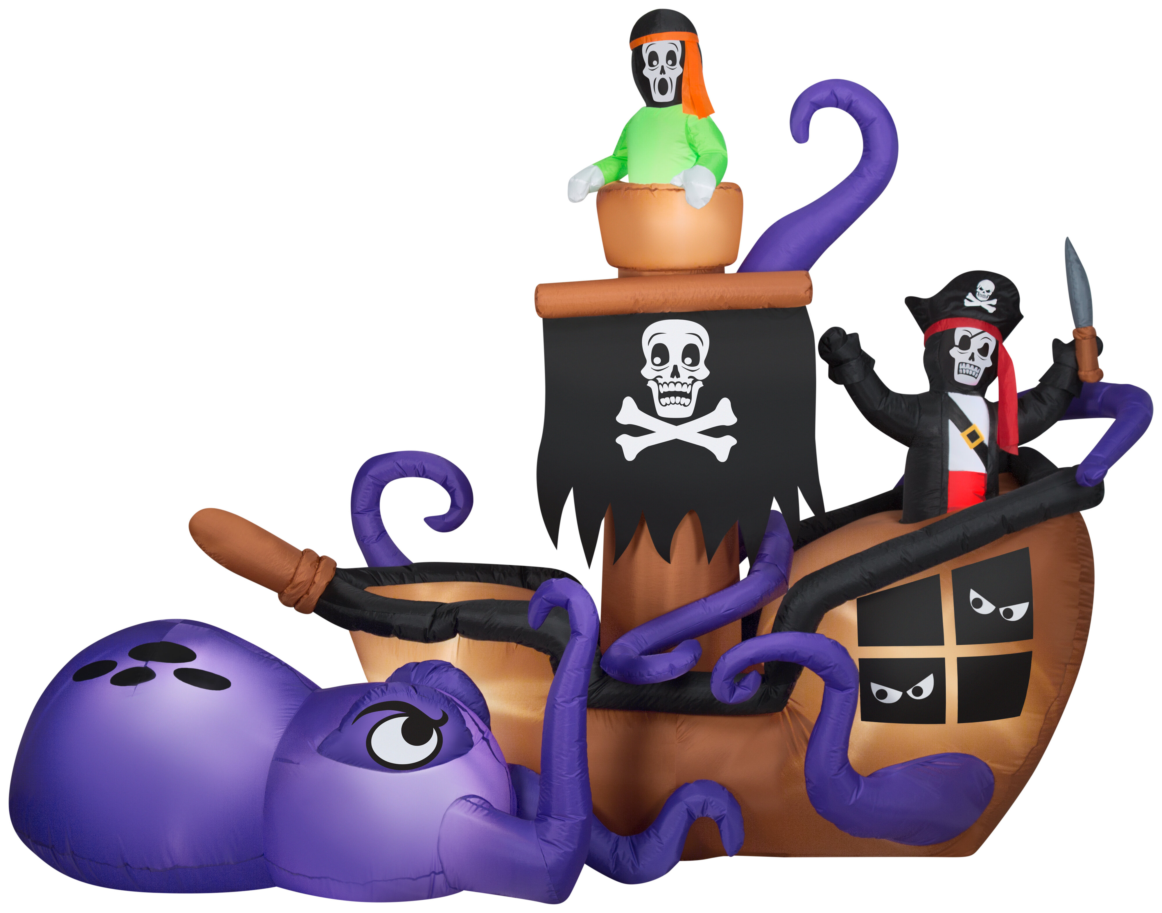 Gemmy Industries Halloween Pirate Ship Inflatable & Reviews
