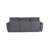 Sealy TruFit Klein Queen Dropback Sofa Sleeper Bed Convertible in Dark Grey with Additional Storage-101925581