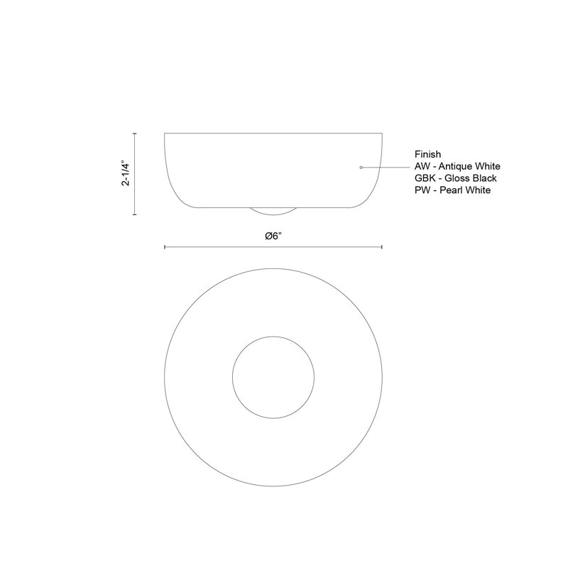 Hayden LED Flush Mount, White