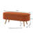 Oval Boucle Storage Ottoman Bench-101694310