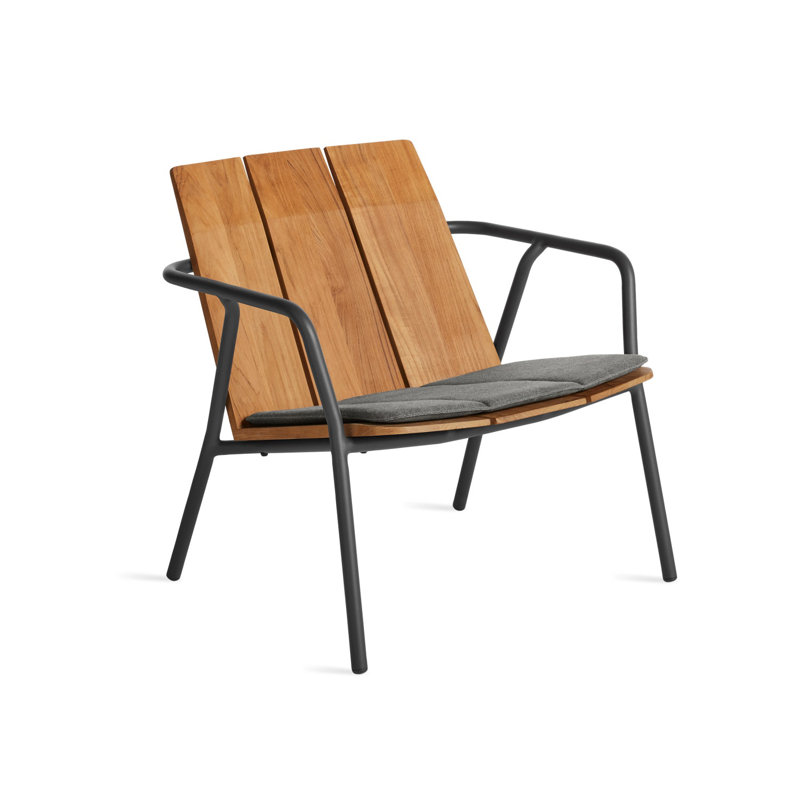Offline Sunbrella Outdoor Lounge Chair, Toohey Charcoal Sunbrella®