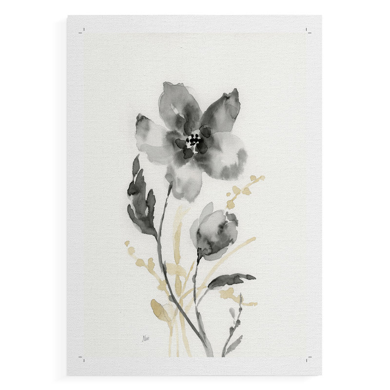 Silhouette élégante I - reproduction de toile seulement - non encadrée, H 18 po x l 12 po