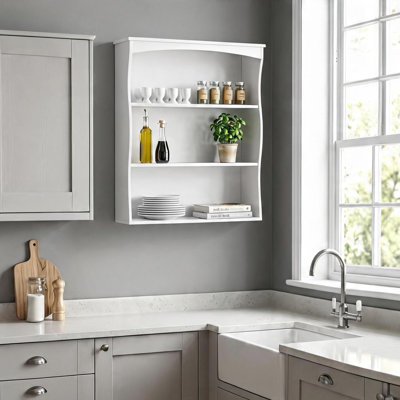 Cavazos 3 Tier Wall Mounted Shelf