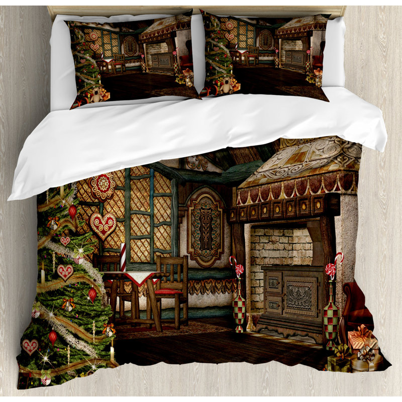 Traditional Duvet Cover, Queen Duvet Cover + 2 Standard Shams