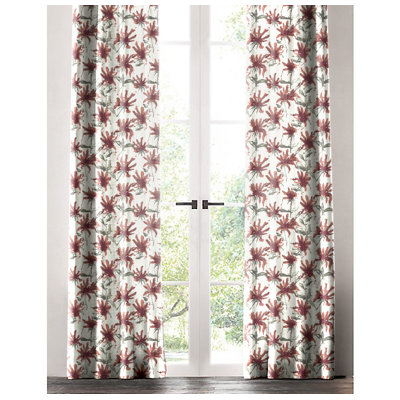 Cotton Room Darkening Curtain Single Panel