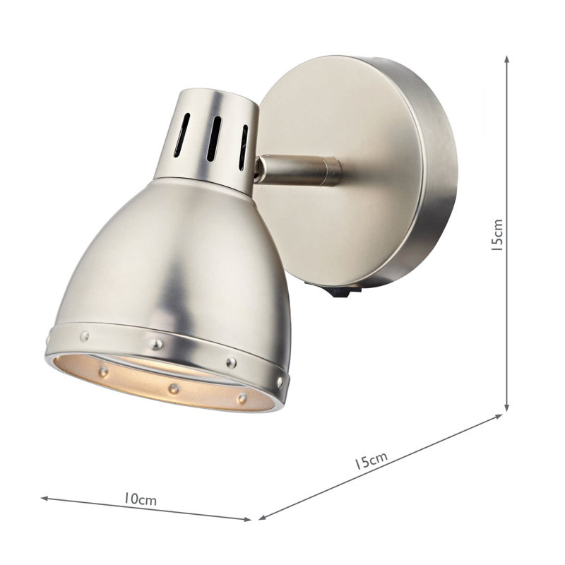 Stancliff Spotlight, Antique Chrome