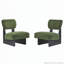 Chaise longue moderne avec revêtement en polyester pour le salon, ensemble de 2-114119724-114119728