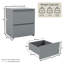 Tanino 4 Piece Bedroom Set (2 Drawer Large Bedside Chest X2, 8 Drawer Chest, 2 Door 2 Drawer Wardrobe)-771787937