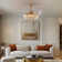 Houstyn Dimmable Crystal Ceiling Fan with LED Lights and Remote Control