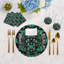Gem Emeralds Skull Cotton Sateen Cocktail Napkins-688481416