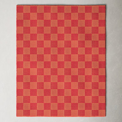 Della Area Rug in Red / Rust