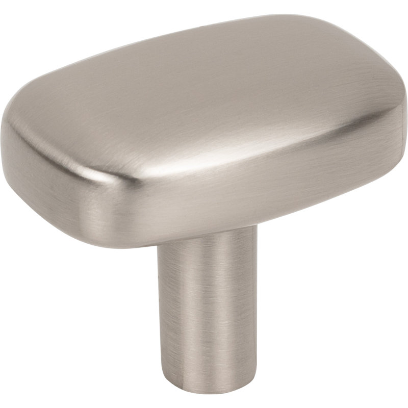 Loxley Oval Knob, Satin Nickel