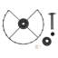 Tringle rotative ronde pour garde-robe 16,5 po (P) x 6,3 po (H)-106725632