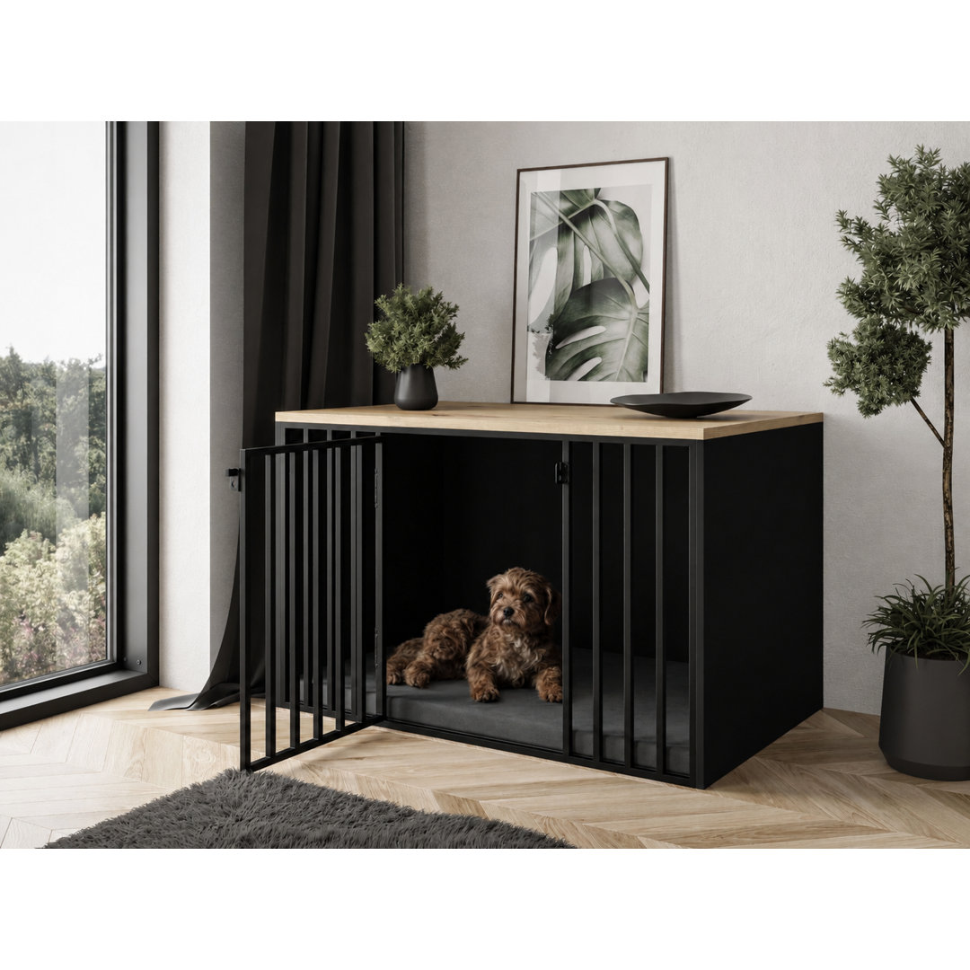 Dog Crate TOBI Kennel Cage Furniture Piece Dog House