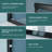 Double Sliding Glass Shower Door, 8Mm Laminated With Reinforced Corners, Matte Black 304 Stainless Steel, Reversible Design, Scum Coating, Easy Cleaning 76"H Tempered Glass, Scum, Dry Bathroom Zone