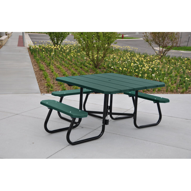 Table carrée Cora ADA, Vert, Aucun