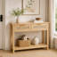 Table console avec tiroirs