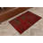 Turkish Red and Green Door Mat With Oriental Floral Pattern for Small Area - Vintage Aesthetic Home Decor Carpet