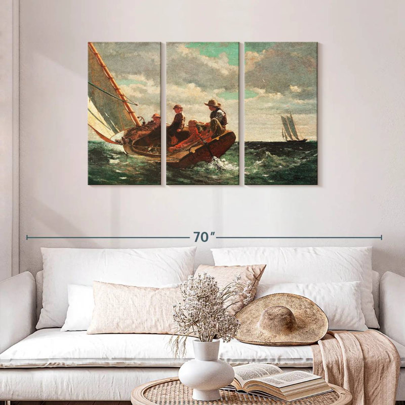 Mehar Breezing Up A Fair Wind, 28" H x 45" W