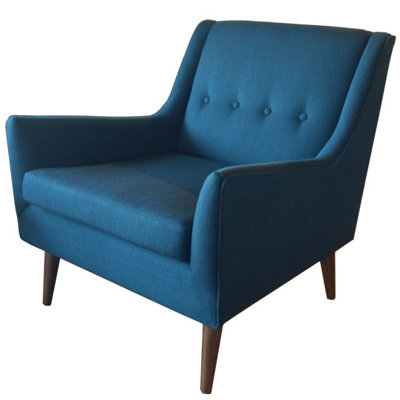 Angela 28" W Tufted Polyester Armchair