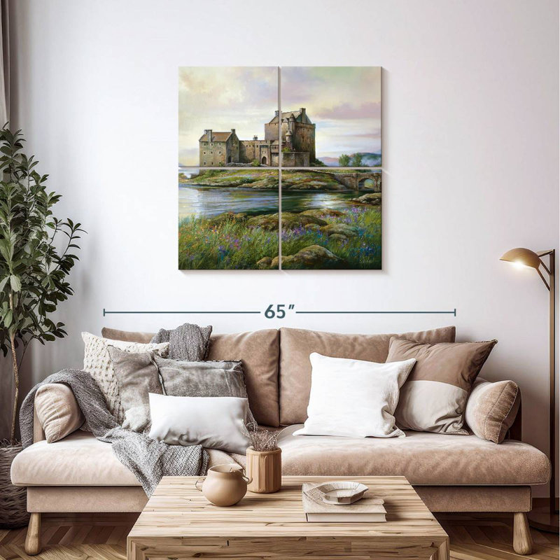 Lilie Eilean Donan, 38" H x 38" W
