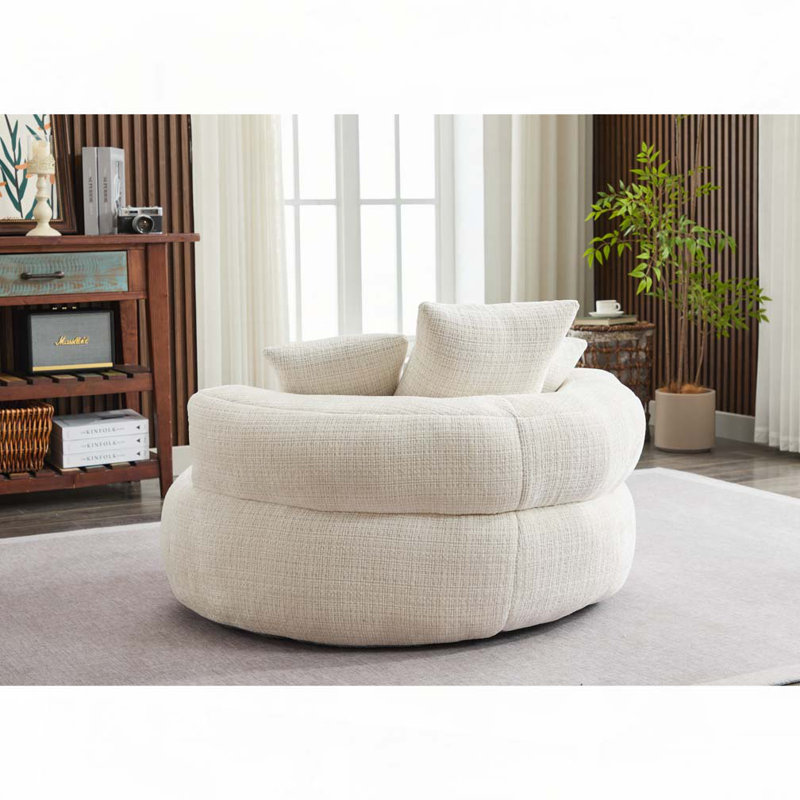 Fauteuils à billes en mousse, Blanc